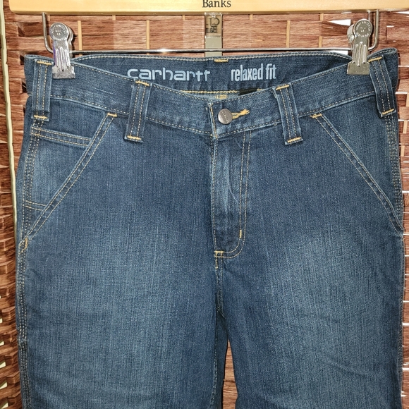 Carhartt 30 x 30 Regular BD2808 Rugged Flex Relaxed Utility Carpenter Jeans Mens - Picture 3 of 14